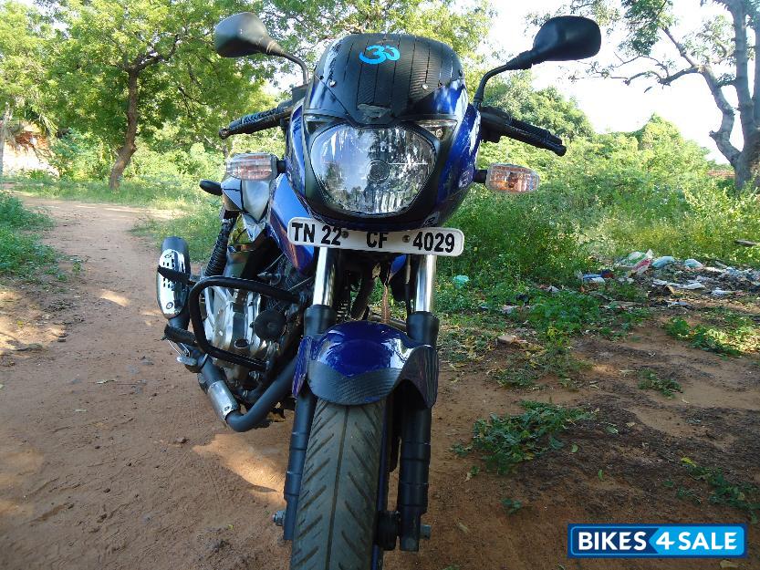 Blue With Black Bajaj Pulsar 180 DTSi