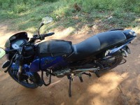 Blue With Black Bajaj Pulsar 180 DTSi