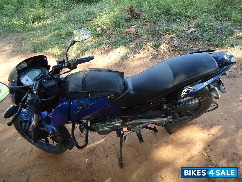 Blue With Black Bajaj Pulsar 180 DTSi