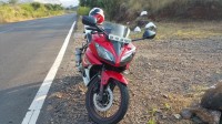Red And White Yamaha YZF R15 V2