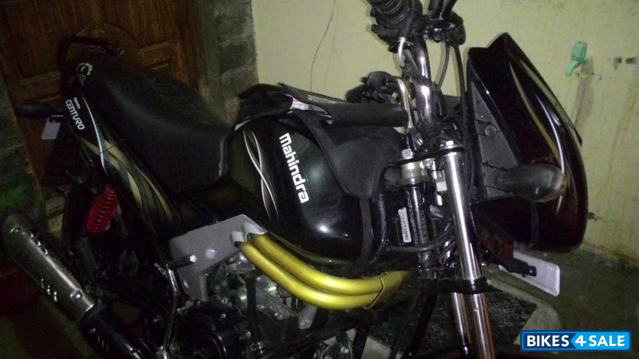 Black And Gold Mahindra Centuro
