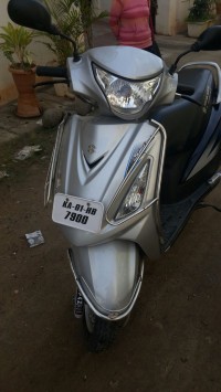 Silver Black Suzuki Swish