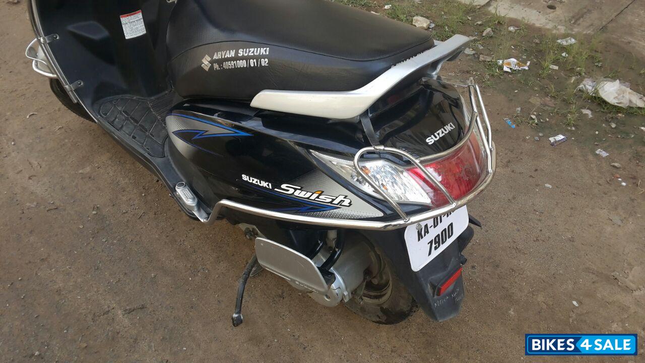 Silver Black Suzuki Swish