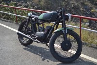 Black Modified Bike  Rajdoot 175