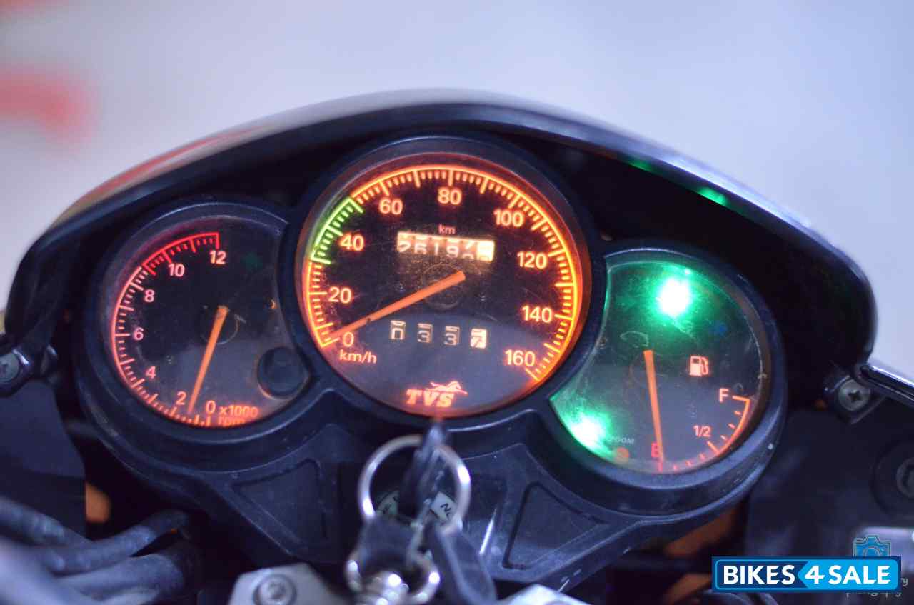 Black TVS Apache 150