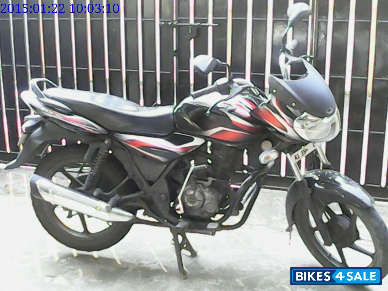 Black With Red Sticker Bajaj Discover 100 DTS-Si
