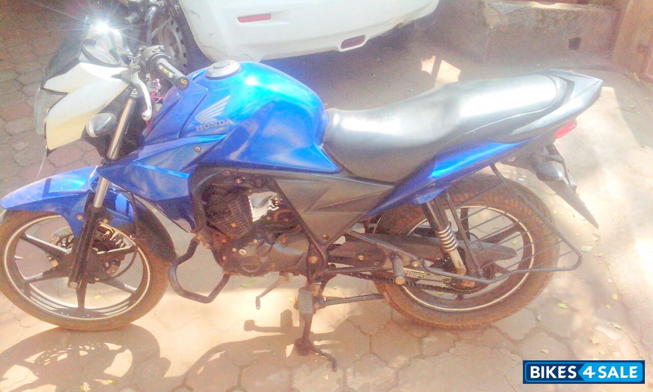 Blue Honda CB Twister