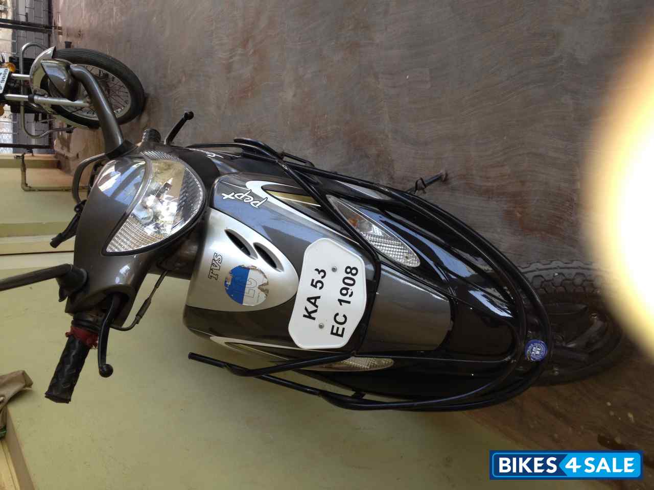 Forest Black TVS Scooty Pep Plus