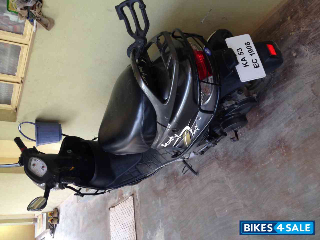 Forest Black TVS Scooty Pep Plus