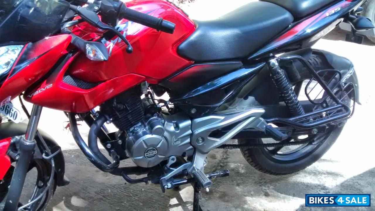 Red Bajaj Pulsar 135LS
