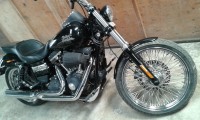 Black Harley Davidson Dyna FXDB Street Bob