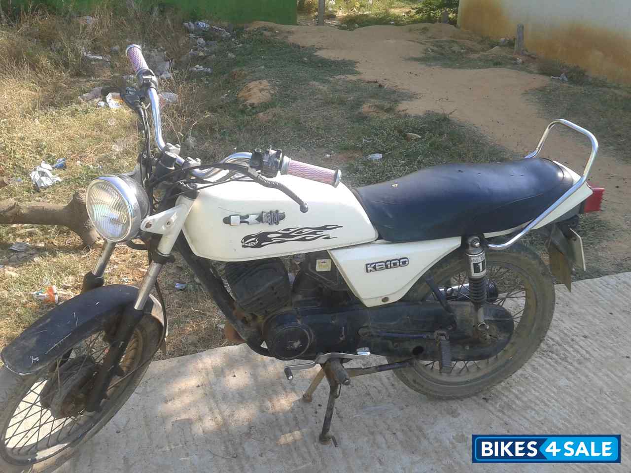 White(remodelled) Bajaj KB 100