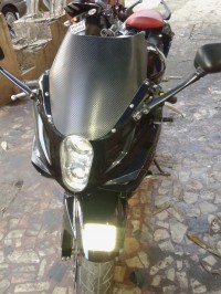 Black Hyosung GT650R