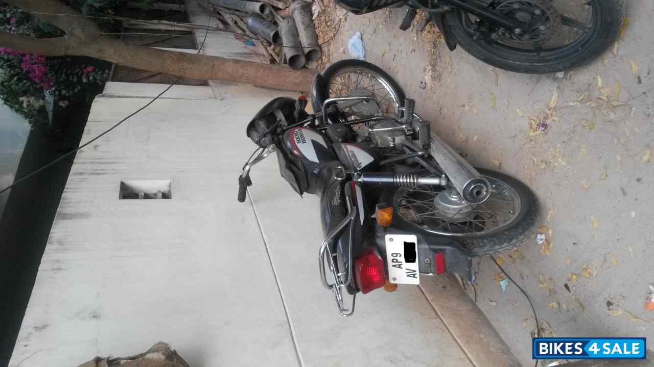 Ash Blue Hero Splendor Plus