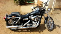 Black Harley Davidson Dyna FXDC Super Glide Custom