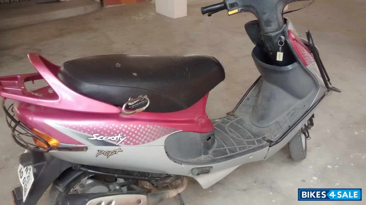Pink TVS Scooty Pep Plus
