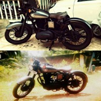 Gray Matt Royal Enfield Bullet Standard 350