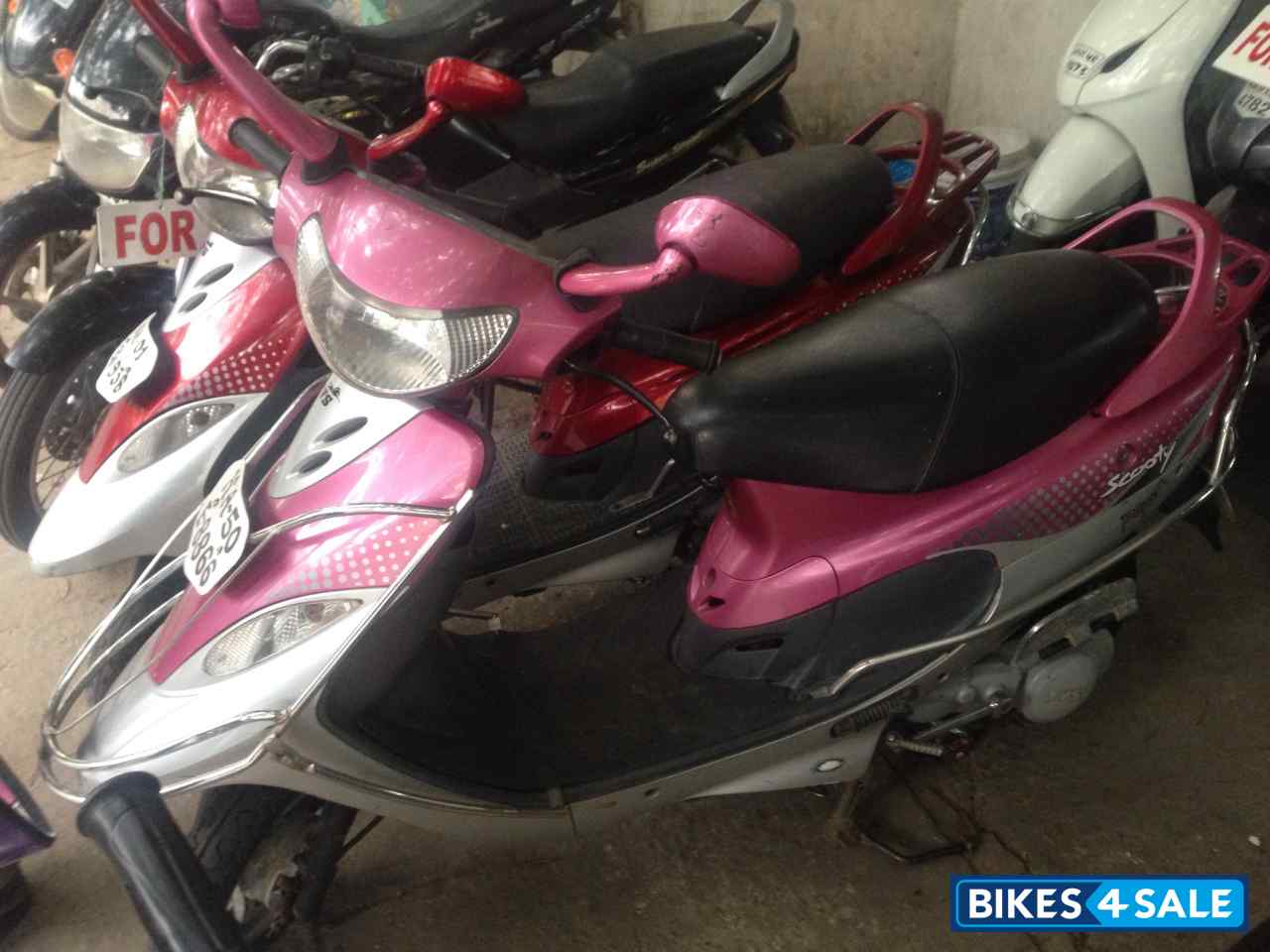 Pink TVS Scooty Pep Plus