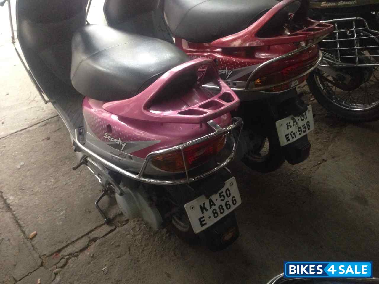 Pink TVS Scooty Pep Plus