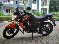 Black And Orange Yamaha FZ-S