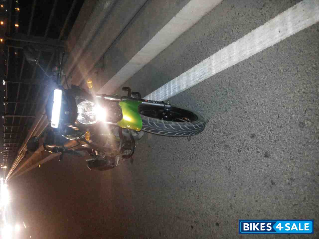 Black & Green Yamaha FZ-S