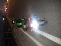 Black & Green Yamaha FZ-S