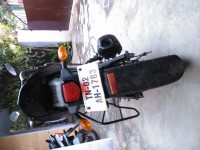 Orange Yamaha FZ16