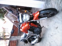Orange Yamaha FZ16