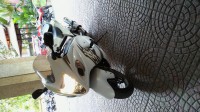 White Suzuki Hayabusa GSX1300R
