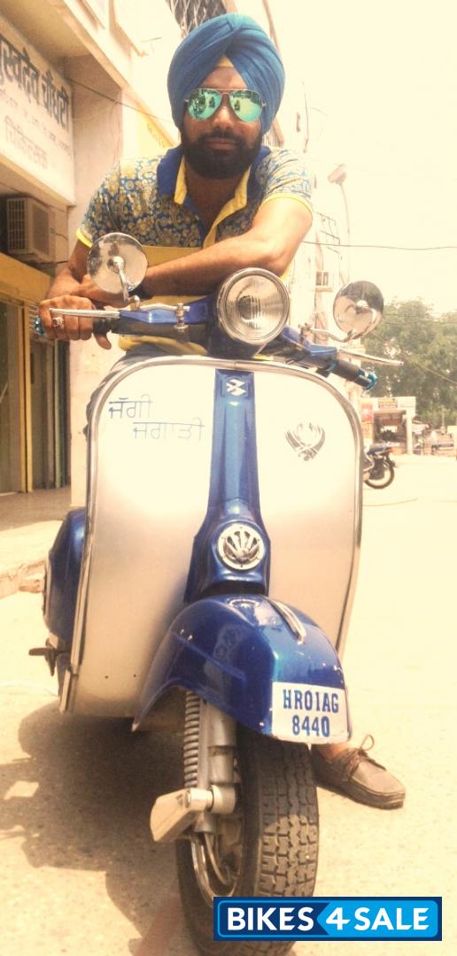 Blue & Silver Bajaj Priya