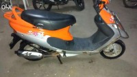Orange TVS Scooty Pep Plus