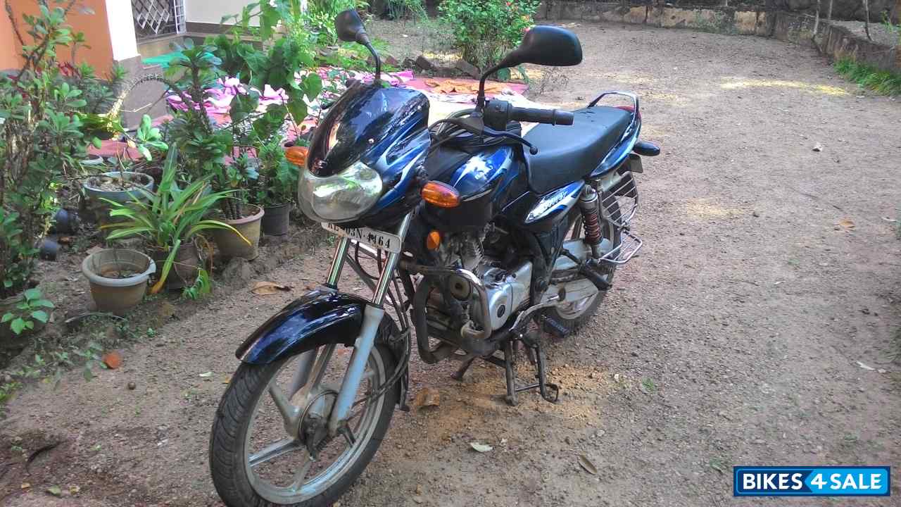 Black With Blue Sticker Bajaj Discover DTSi 125