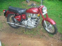Metallic Red Royal Enfield Bullet Standard 350
