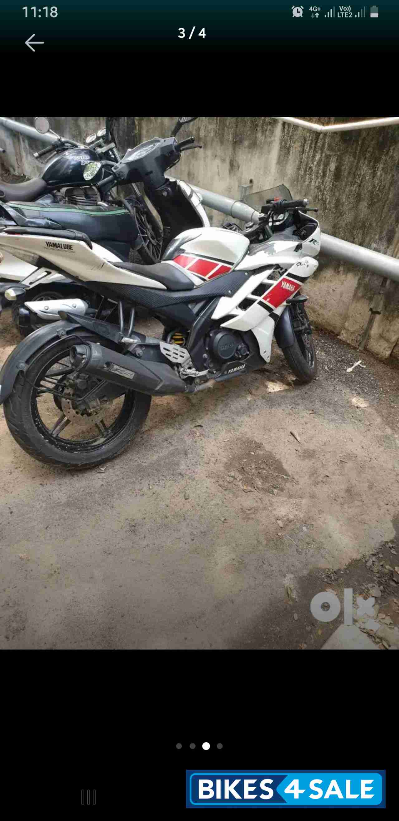 White And Red 50th Year Specia Yamaha YZF R15 V2