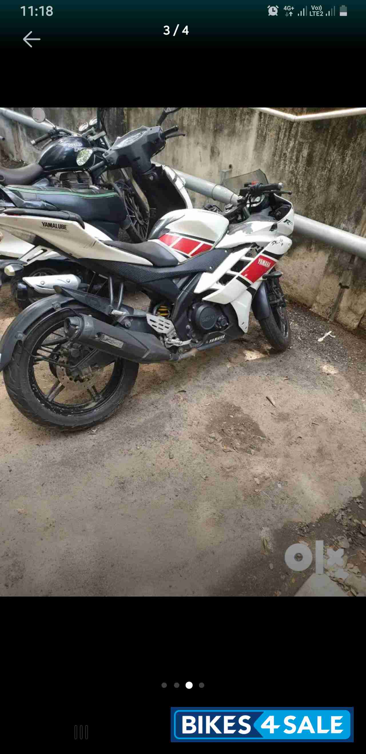 White And Red 50th Year Specia Yamaha YZF R15 V2