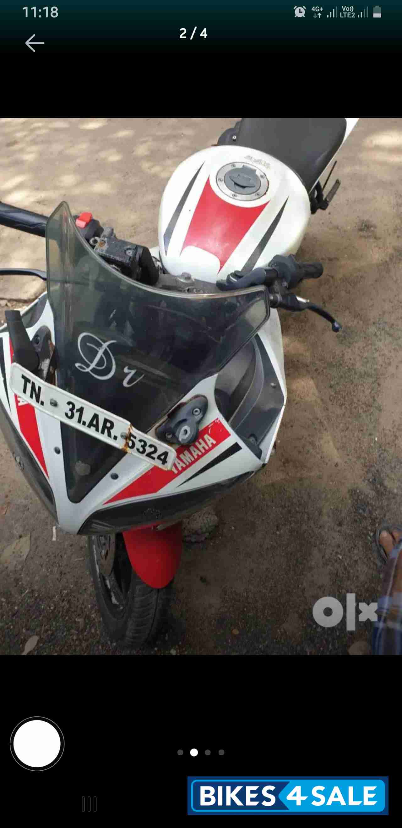 White And Red 50th Year Specia Yamaha YZF R15 V2