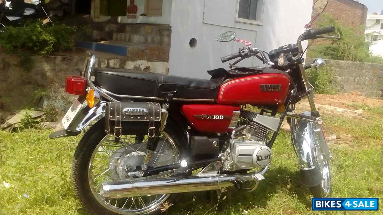 Red Yamaha RX 100