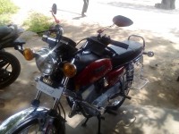 Red Yamaha RX 100