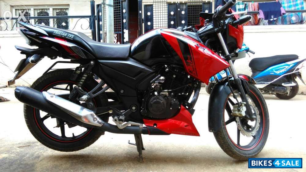 Used 12 Model Tvs Apache Rtr 160 For Sale In Bangalore Id Black And Red Colour Bikes4sale