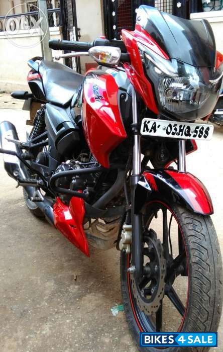 Used 12 Model Tvs Apache Rtr 160 For Sale In Bangalore Id Black And Red Colour Bikes4sale