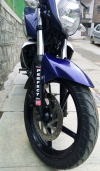 Blue Yamaha FZ-S