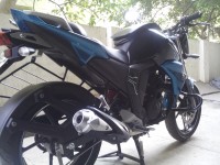 Blue Yamaha FZ-S FI V2