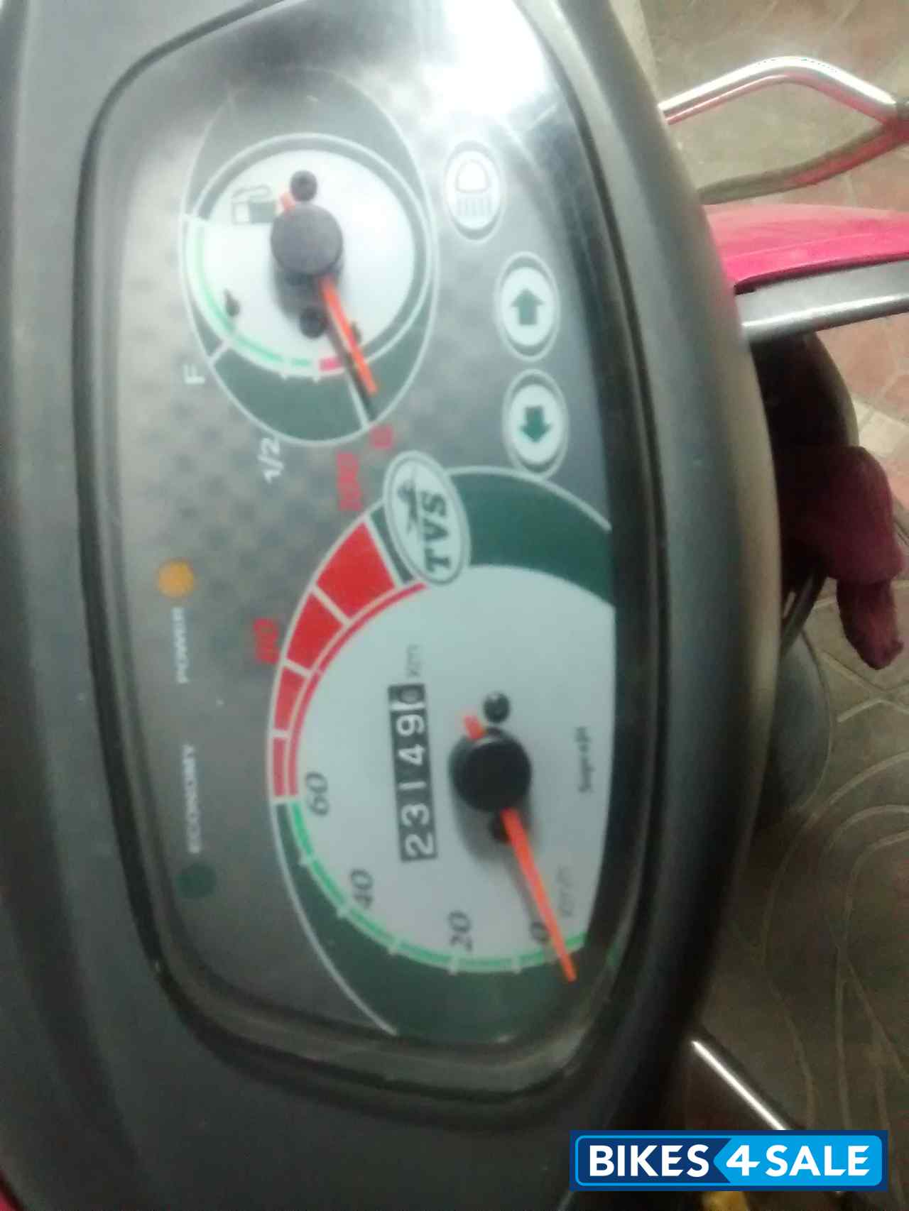 Pink TVS Scooty Pep Plus