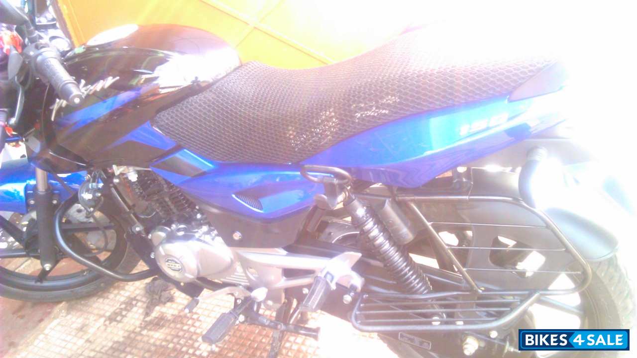 Black Blue Bajaj Pulsar 150 DTSi