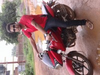 Red Bajaj Pulsar 150 DTSi