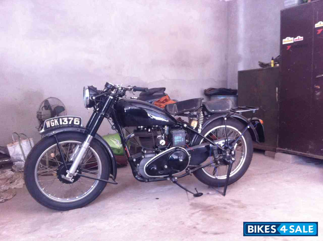 Black Vintage Bike  Matchless