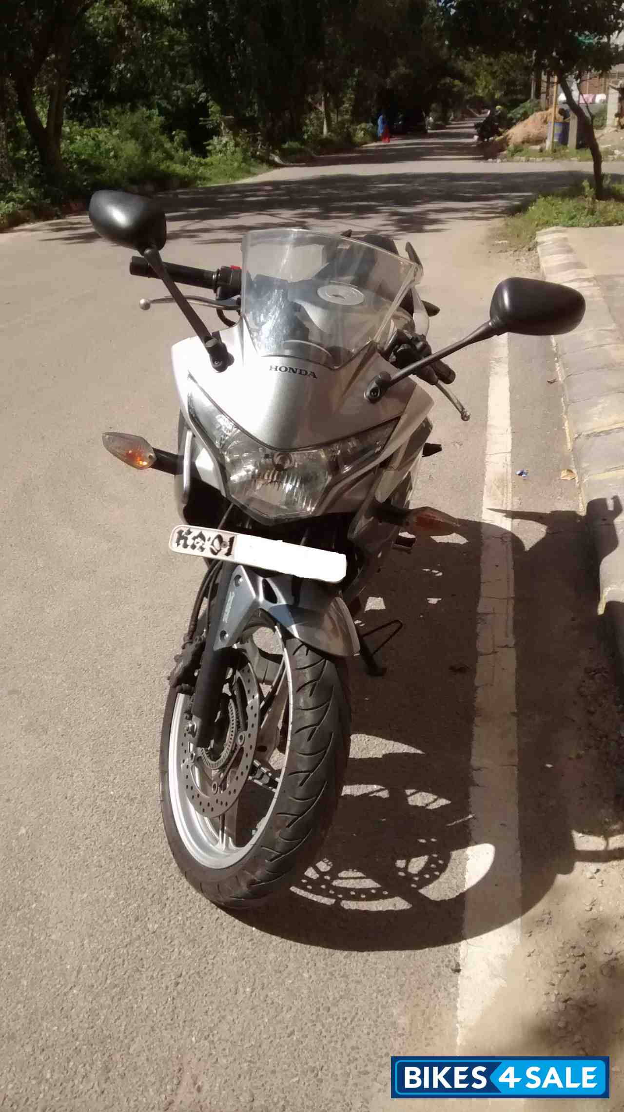 Silver Honda CBR 250R ABS