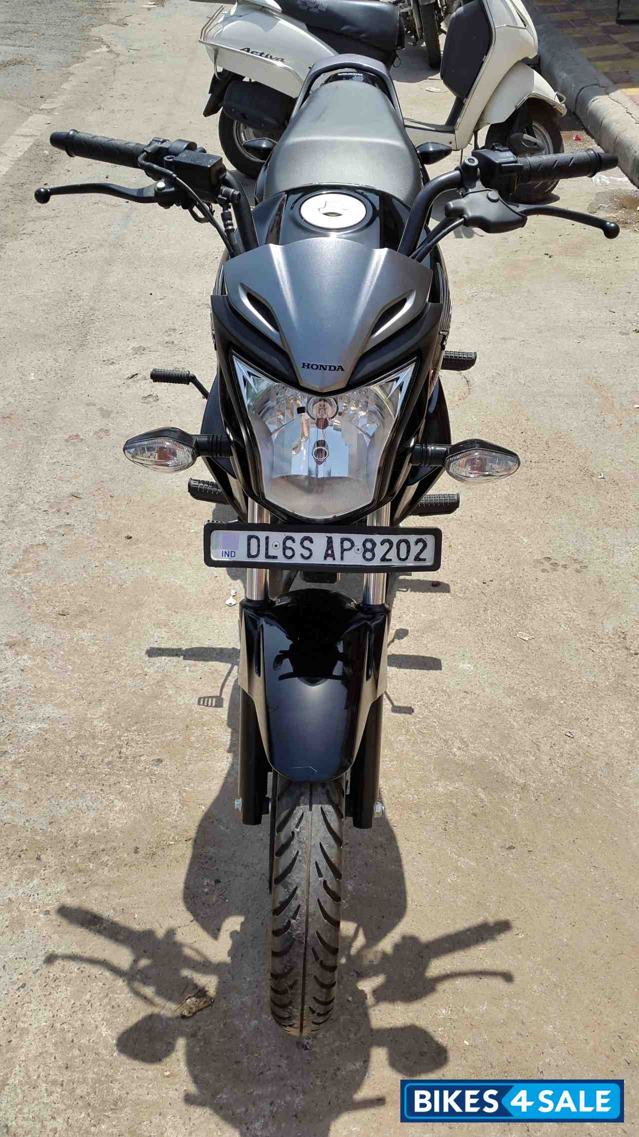 Black Honda CB Trigger