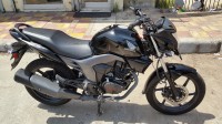 Black Honda CB Trigger