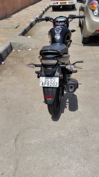 Black Honda CB Trigger